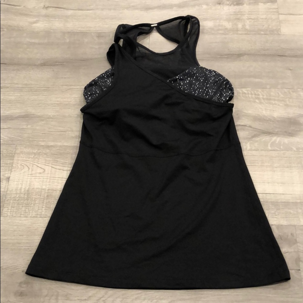 Lululemon one shoulder tank w built in spo…